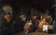unknow artist Belisarius Receiving Hospitality from a Peasant Who Had Served under Him France oil painting artist